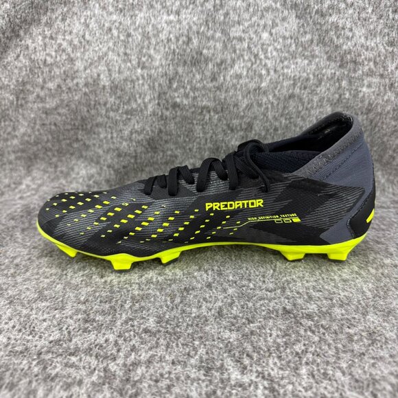 ✅Adidas Predator Accuracy INJ.3 FG Soccer Cleats Mens 7 Black Yellow Firm Ground - Picture 10 of 12